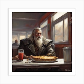 Lord Of The Pie Art Print