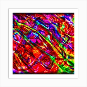 Psychedelic Tongue Art Print