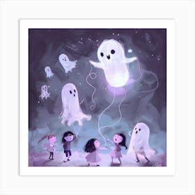 Ghosts Art Print