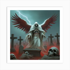 Angel Of Death 4 Art Print