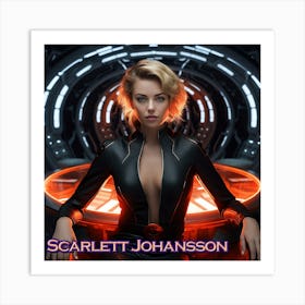 Scarlett Johansson 3 Art Print