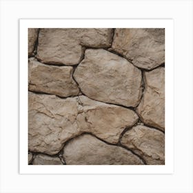 Stone Wall 105 Art Print