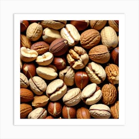 Nut Shells Art Print