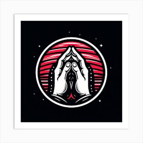 Hands Of Prayer Art Print