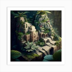 City In The Jungle Art Print