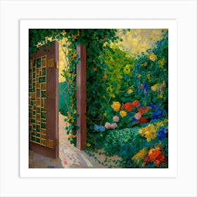 Garden Gate 1 Art Print