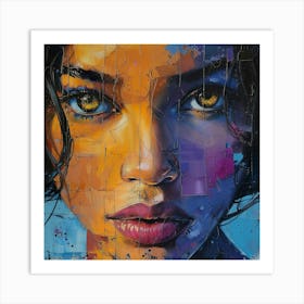 Portrait Of A Woman 10 Art Print