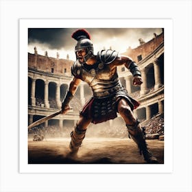 Roman Warrior Art Print