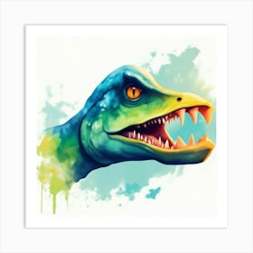 Dinosaur Head 1 Art Print