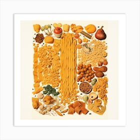 Pasta - Print Art Print