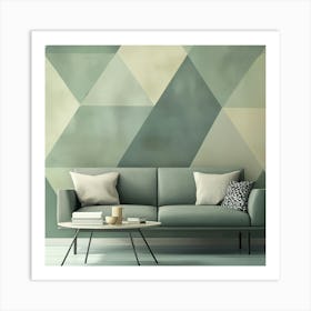 Geometric Wall Mural Art Print