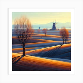 Winter Landscape 2 Art Print