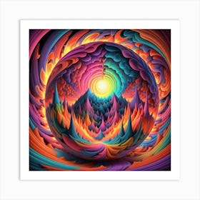 Psychedelic Art 8 Art Print