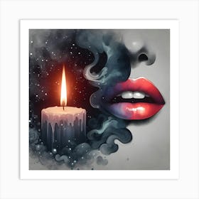 Sexy Lips Art Print