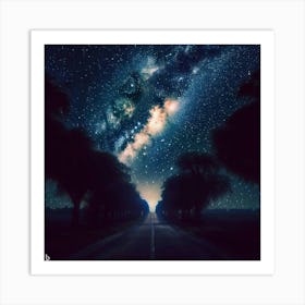 Road To The Stars Art Print