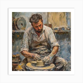 Tribute to Van Gogh: The Potter Series Art Print