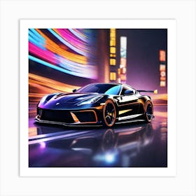 Corvette Zr1 Art Print