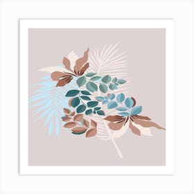 Tropical Leaves Art Print