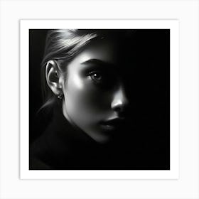 Portrait Of A Girl 1 Art Print