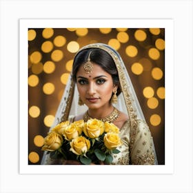 Indian bride 1 Art Print