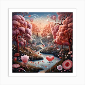 Surreal Love Garden By Csaba Fikker 24 Art Print