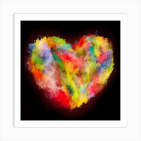 Heart Flare Art Print