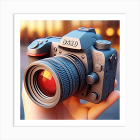 Dslr Camera 2 Art Print