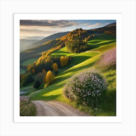 Autumn In The Mountains 17 Art Print