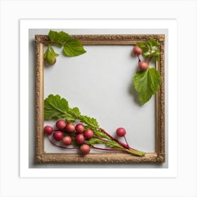 Radish Frame 1 Art Print