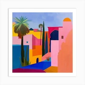 Abstract Travel Collection Marrakech Morocco 5 Art Print