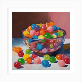 Candy Bowl Art Print