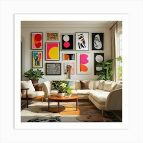 Modern Living Room 3 Art Print