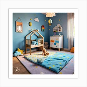 Child'S Bedroom 2 Art Print