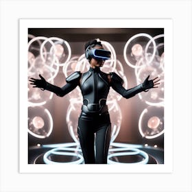 Vr Girl Art Print