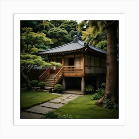 Japanese House Art Print 9 Art Print