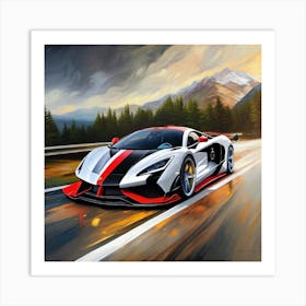 Mclaren Gt1 9 Art Print