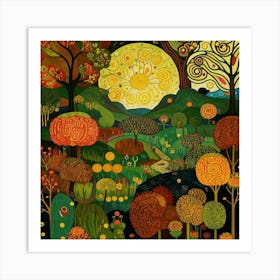 Autumn In The Forest Art Print