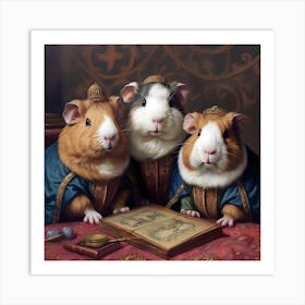 Renaissance Guinea Pigs 1 Art Print