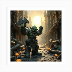 Dwarven Warrior Art Print