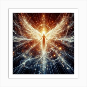 Angel Of Light 1 Art Print