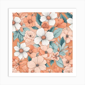 Floral Pattern Art Print