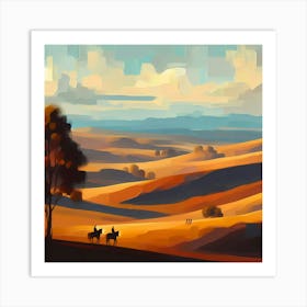 Landscape Painting 106 Art Print