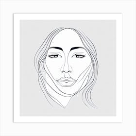 Portrait Of A Woman 4 Art Print