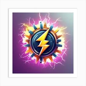 Lightning Bolt 2 Art Print