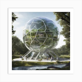 Glass House 1 Art Print