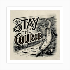 Stay The Course 22 Art Print