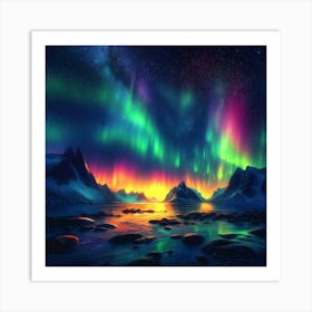 Aurora S Symphony 11 Art Print