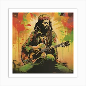 Bob Marley Art Print