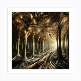 Forest Of Trees 9 Art Print