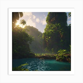 Tropical Jungle Art Print